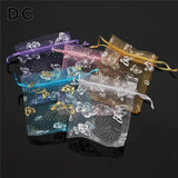 25pcs Butterfly Wedding Sugar Packaging Organza Gift Bags