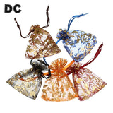 25pcs Net Drawstring Organza Christmas Gift Bags Jewelry Pouch
