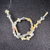 25pcs Agates Beads Cross Shaped Stone DIY Women Necklaces Bracelets