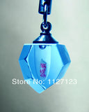 25pcs Small Heart Rice Vial Pendants Perfume Glass Bottles