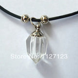 25pcs Rice Vial Pendants Perfume Glass Bottles