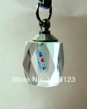 25pcs Transparent Rhomboid Rice Vials Perfume Glass Bottle