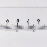 25pcs 925 Sterling Silver Nose Stud 2.5mm Ball Nostril Straight Nose Pin