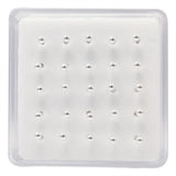 25pcs 925 Sterling Silver Nose Stud 2.5mm Ball Nostril Straight Nose Pin