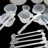 25pcs Jewelry Resin Tool UV Resin Molds DIY Jewelry Set