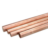 25x100mm T2 Pure Red Copper Rod Solid Round Bar Electrode Mold