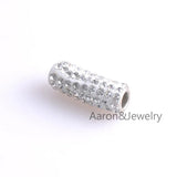 25Pcs Clay Paved Crystal Rhinestone Beads Disco Fit Jewelry Bracelet YKL0322