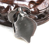 Titanium Steel Sickle Skull Head Pendant for Punk Party