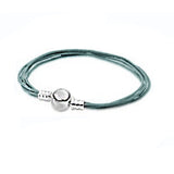 Sterling Silver Beads Multilayer Rope Bracelet for Girls