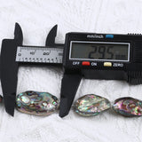 26-30mm Water-drop Abalone Shell DIY Crafts Natural Polished Shell