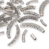 Tibetan Style Alloy Curved Tube Bead Spacers DIY Jewelry Making