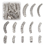 Tibetan Style Alloy Curved Tube Bead Spacers DIY Jewelry Making