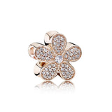925 Sterling Silver Rose Beaded Chinese Pendant