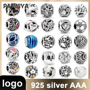 925 Silver Logo Charms Pendant for Women Jewelry Making with Logo Outlet