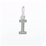26 CZ Alphabet Letters Beads for Silver 925 Bracelets DIY Jewelry