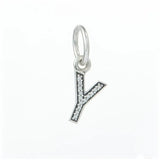 26 CZ Alphabet Letters Beads for Silver 925 Bracelets DIY Jewelry