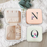 26 Letters Jewelry Box Portable Organizer Display Travel Jewelry Case Boxes