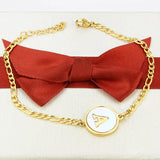 Personalised English Initial Letter Bracelet, Gift for Friend