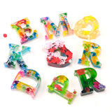 Alphabet Letter and Heart Silicone Mold for DIY Jewelry Making