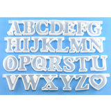 Alphabet Letter and Heart Silicone Mold for DIY Jewelry Making