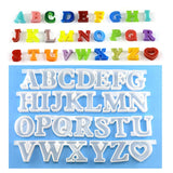 Alphabet Letter and Heart Silicone Mold for DIY Jewelry Making