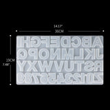 English Letter Pendant Resin Mold Alphabet Silicone Mould DIY Jewelry Making