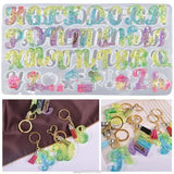 English Letter Resin Molds Silicone Alphabet Epoxy Mold for DIY Jewelry