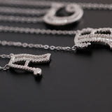 Romance Crystal Letter Necklace S925 with Name Charms for Women