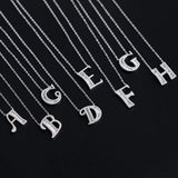 Romance Crystal Letter Necklace S925 with Name Charms for Women