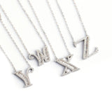 Romance Crystal Letter Necklace S925 with Name Charms for Women