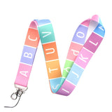 Periodic Table of Elements Lanyard Keychain Chemistry Ribbon Neck Strap