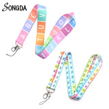 Periodic Table of Elements Lanyard Keychain Chemistry Ribbon Neck Strap
