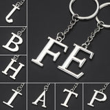 Initials Letter Key Pendant Green Pompom Glitter Resin Alphabet Keychain