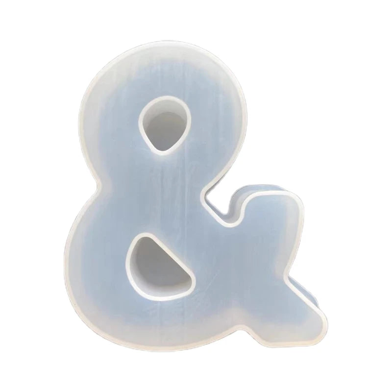 26 Letter Resin Casting Molds DIY Alphabet Jewelry Mold Making Tools