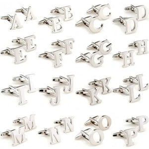 26 Letters Cuff Link Alphabet Cufflink