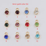 26 Letters Initial & Birthstone Necklace, Birthstone Jewelry, Gift for Daughter