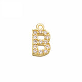 26 Letters Small Charm Pendants Classic A-Z Name Copper Charm DIY