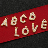 26 Letters Small Charm Pendants Classic A-Z Name Copper Charm DIY
