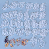 26 Pcs English Letters Silicon Mould A-Z Alphabet Shaped Resin Mold