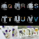 Crystal Epoxy English Letters Alphabet Silicone Mold Set DIY Jewelry UV Mold