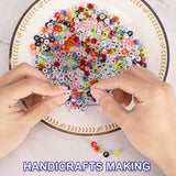 26 Acrylic Alphabet Beads 7mm Round Flat DIY Jewelry Making Bracelet Necklace