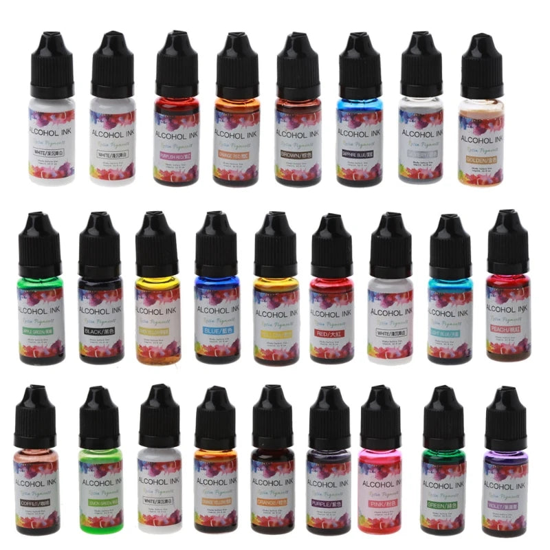 26 High Concentrated Alcohol-Based Ink Pigment Epoxy Resin Dye