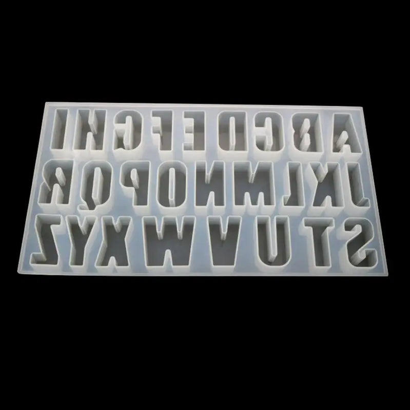 Capital Letters Mold Mirror Pendants for Creative Jewelry