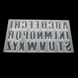 Capital Letters Mold Mirror Pendants for Creative Jewelry