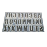 Capital Letters Mold Mirror Pendants for Creative Jewelry
