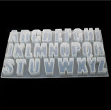 Capital Letters Mold Mirror Pendants for Creative Jewelry