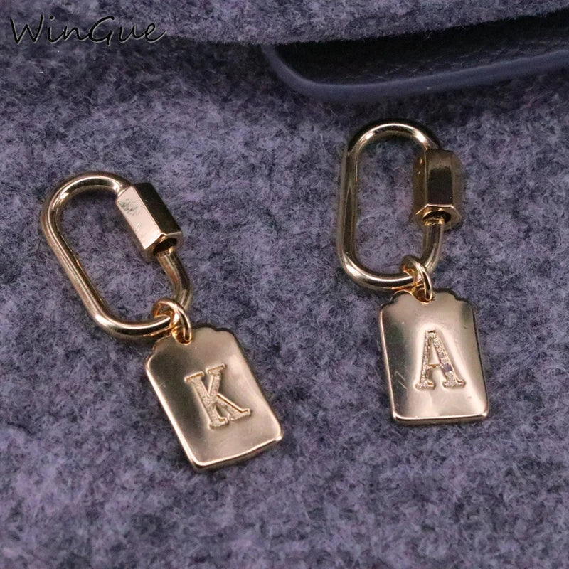 26 Letters Tag Pendants Necklace Alphabets Jewelry Accessories