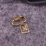 26 Letters Tag Pendants Necklace Alphabets Jewelry Accessories