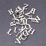26 pcs/Lot Alphabet Stainless Steel Pendant DIY Jewelry Charms