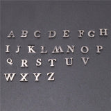 26 pcs/Lot Alphabet Stainless Steel Pendant DIY Jewelry Charms